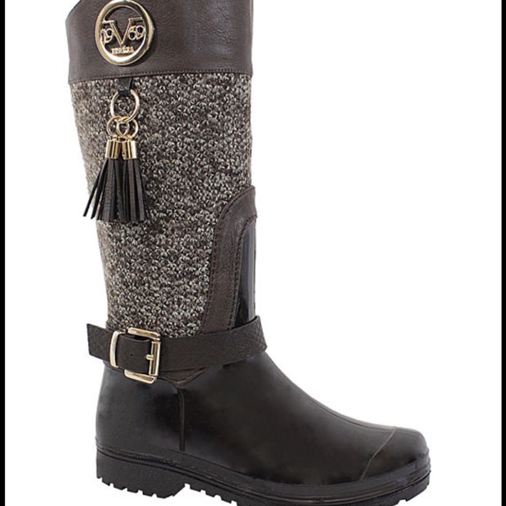 New Versace 1969 girls dress rain boots size 12 Y - Picture 1 of 1